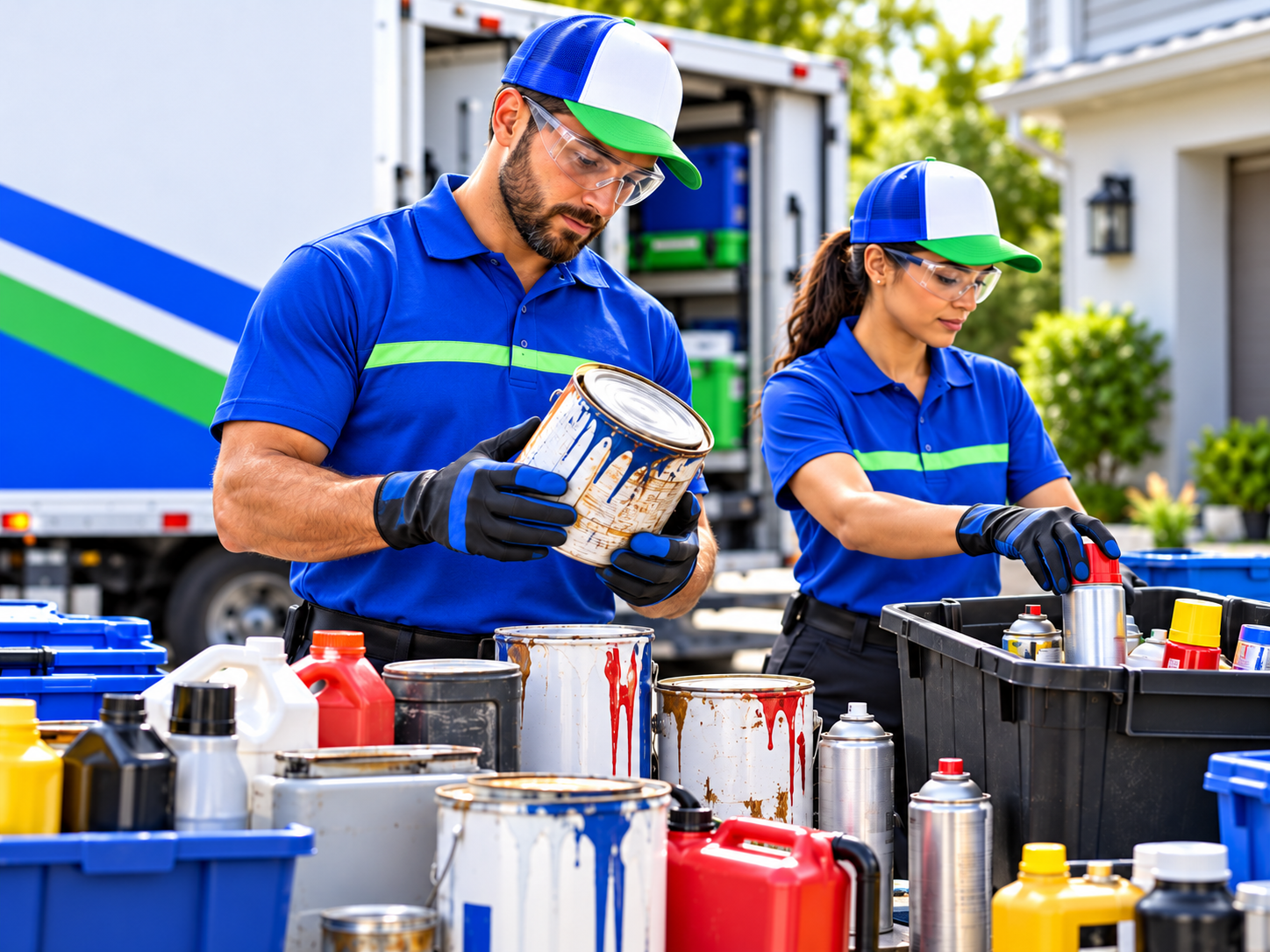 Household hazardous material handling